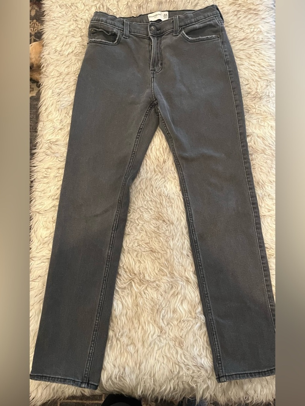 Abercrombie Kids Jean - SLIM - 15/16 Regular - Faded Black